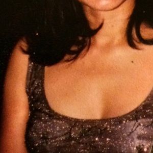 HUNZA evening gown with sequins